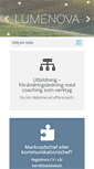Mobile Screenshot of lumenova.se